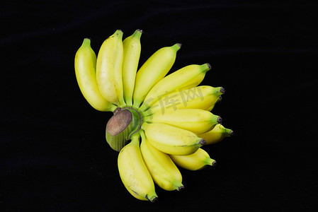 水果小米蕉芭蕉香蕉摄影图