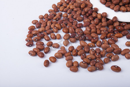 豆类食物红豆摄影图