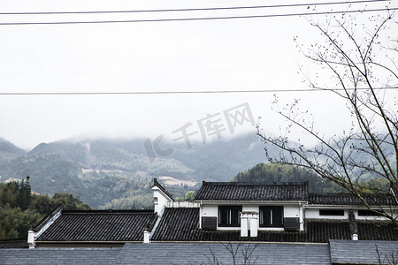 新中式茶空间摄影照片_中式建筑摄影图