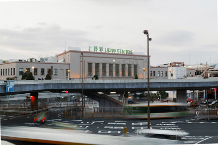 日本东京上野电车站正门摄影图原宿街头摄影图东京的