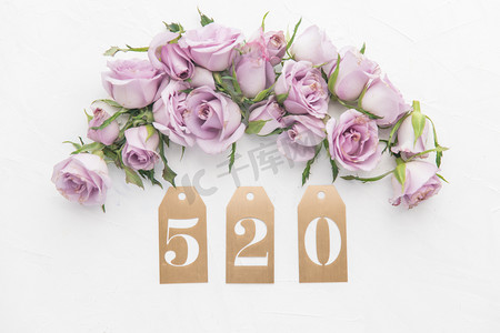 520情人节鲜花摄影图