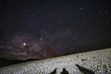 夜空星空摄影图