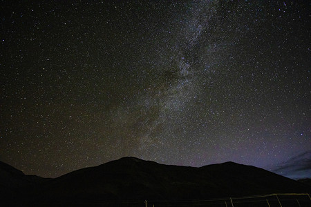 夜空星空摄影图