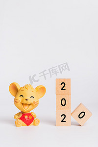 2020摄影照片_金鼠2020摄影图