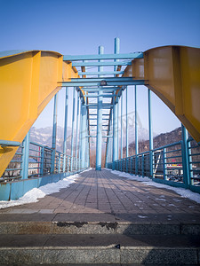 城市系列之钢铁建筑桥梁摄影图