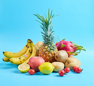 美味水果柠檬摄影照片_水果蔬菜摄影图