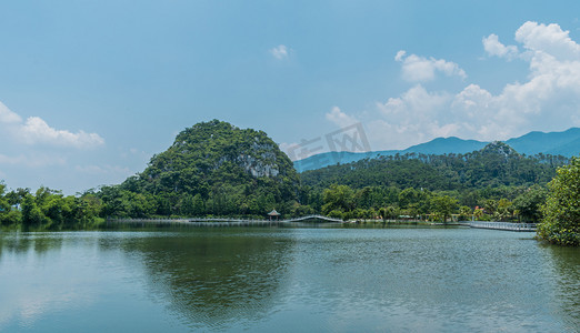 七星岩自然风光摄影图