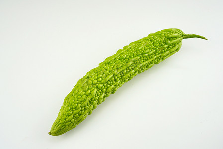 蔬菜苦瓜摄影图
