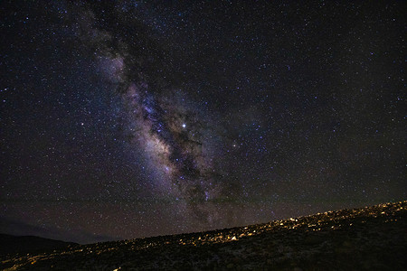 夜景背景摄影照片_夜空星空摄影图