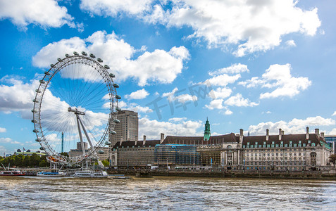 证书欧式边框摄影照片_伦敦眼摩天轮摄影图