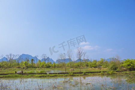 乡村风景风光摄影图