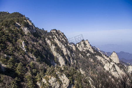 石人山摄影照片_尧山自然风光石壁自然风光摄影图