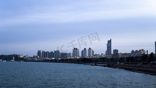 自然风景城市风景之沿途海岸线摄影图