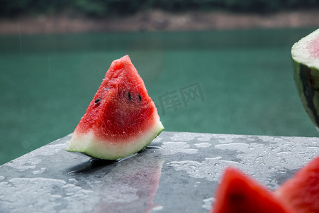 夏天水果西瓜摄影图