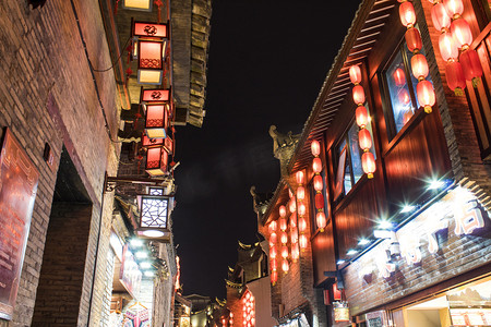 双十一国风摄影照片_桂林东西巷古楼景点摄影图