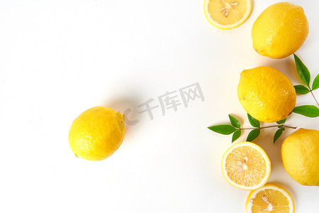 水果摄影照片_柠檬摄影图