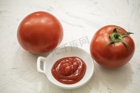 西红柿酱西红柿摄影图