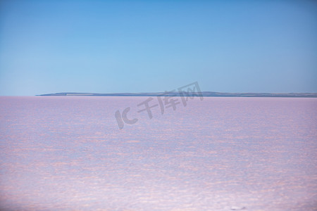 天空之境图兹湖盐湖摄影图