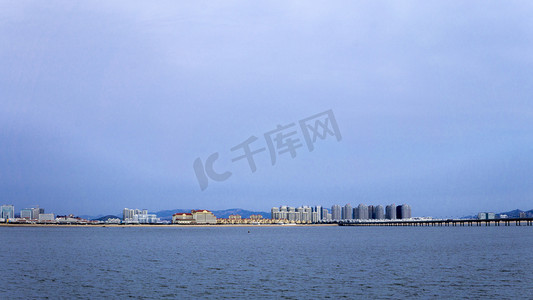 城市风景系列之沿海风景区摄影图