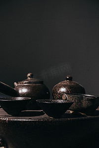 陶瓷瓷器茶具摄影图