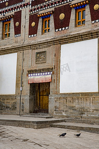 青海塔尔寺景区摄影图