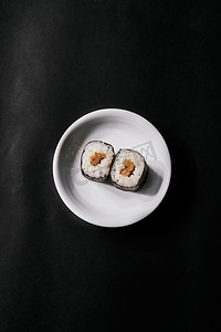 餐饮简洁摄影照片_寿司美食摄影图