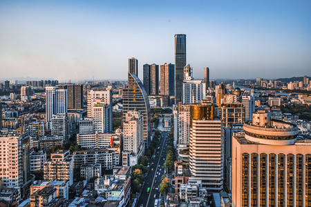 城市建筑摄影照片_柳州城市摄影图