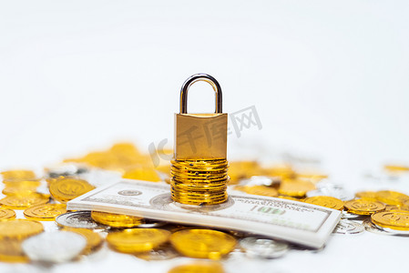 存钱摄影照片_安全金融服务安全理财摄影图
