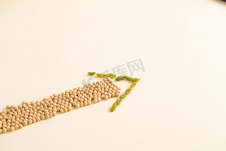 黄豆五谷杂粮摄影图