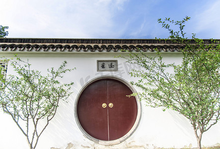 古风建筑门摄影图片-古风建筑门摄影作品-千库网