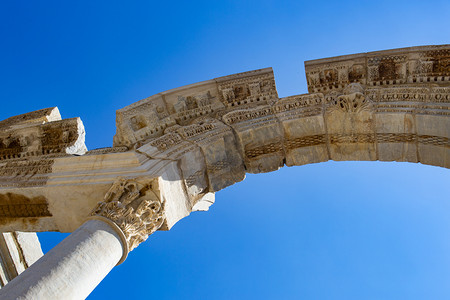 古罗马拱门摄影图