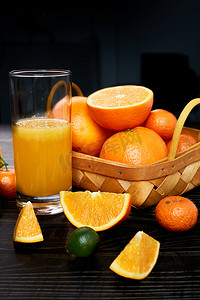 甜橙摄影照片_水果橙子摄影图