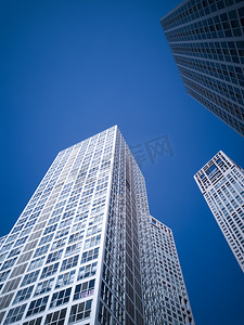 廉政系列展板摄影照片_城市建筑系列之建筑群体仰视图摄影图