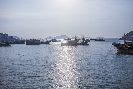 台州海边风景摄影图