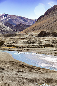 西藏景区山水摄影图