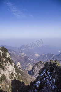 矢量群山摄影照片_河南省平顶山市鲁山县尧山群山自然风光