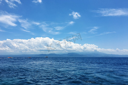 大海海水摄影照片_巴厘岛海平面摄影图
