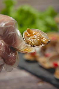 花蛤美食摄影图