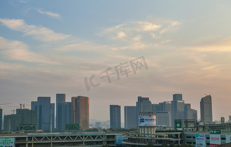 远景城市风光建筑摄影图