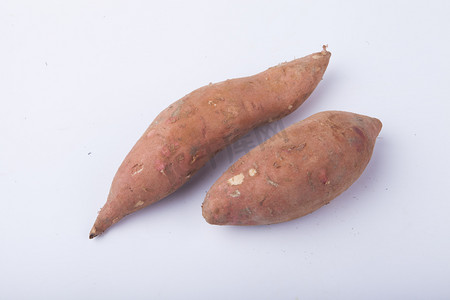 新鲜蔬菜红薯摄影图配图 