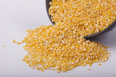 玉米糁子摄影图配图 