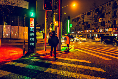 上海城市夜景摄影图