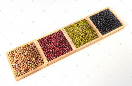 五谷杂粮豆子摄影图