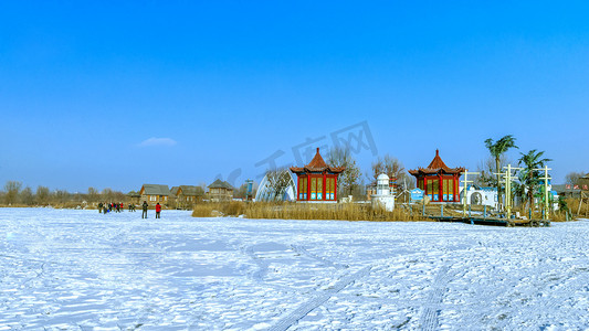 内蒙古南湖公园摄影图