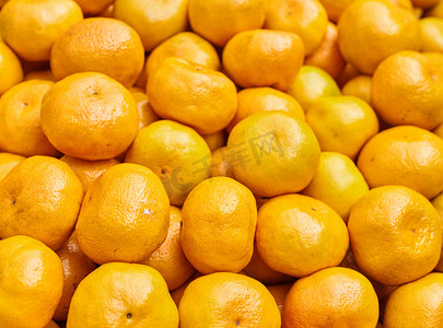秋天橘子金桔水果摄影图