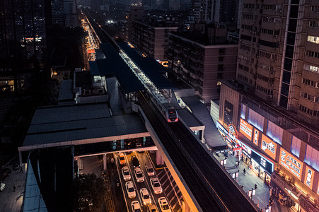武汉循礼门地铁站摄影图
