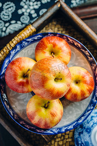 美食小苹果水果蔬果摄影