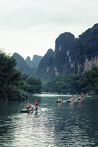 十里画廊摄影照片_桂林山水摄影图