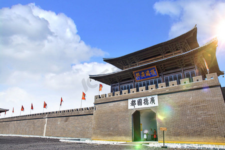 西汉广德古都1摄影图