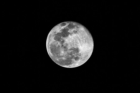 月球月亮摄影图